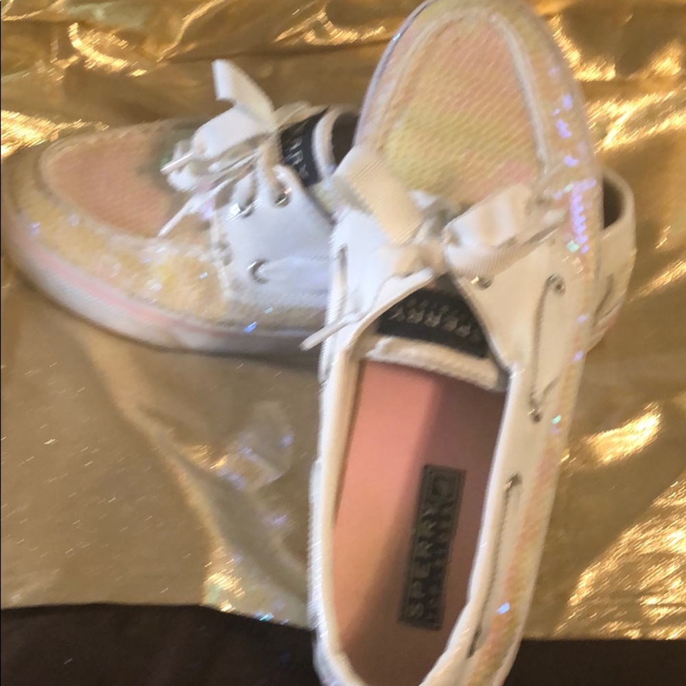 Sperry Iridescent boat shoes